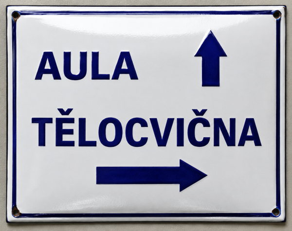 Smaltovaná cedule S-firma 10